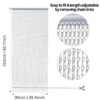 Chain Link Curtain - Black: image 2